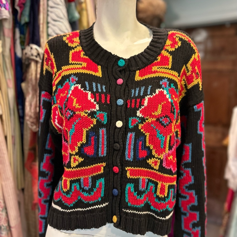 AWESOME 90s Cropped Sweater - Picture 10 of 12